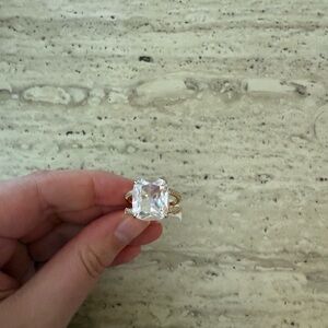 Elegant Gold and Silver BP (Bomb Party) Women's Ring